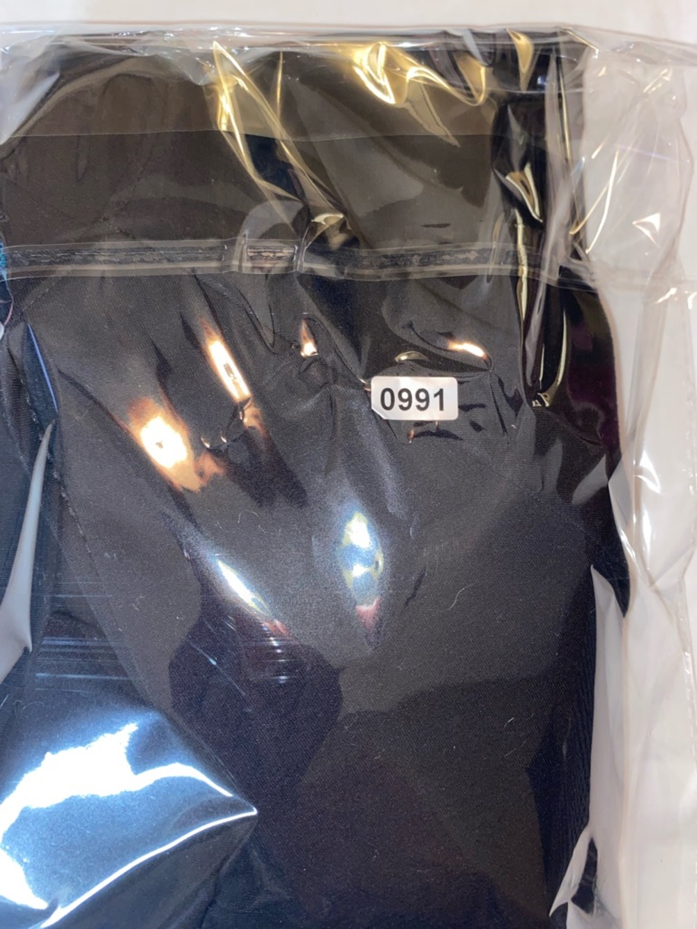GUESS Black Crewneck Sweatshirt with Logo Sleeve Tape - Picture 4 of 4